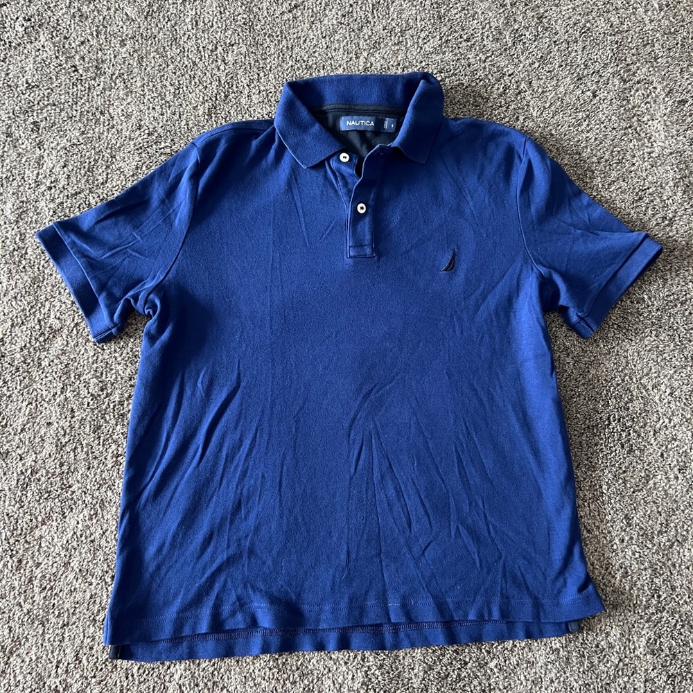 Nautica Blue Polo Shirt